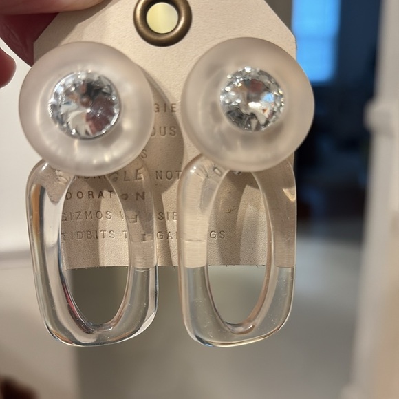 Anthropologie Jewelry - NWT Anthropologie lucite earrings.